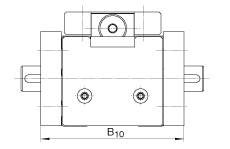 INA直線執(zhí)行器 MLFI20-ZR, 內(nèi)導向滑塊