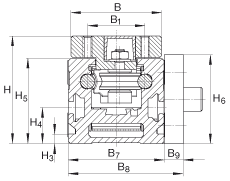 INA直線執(zhí)行器 MLFI20-ZR, 內(nèi)導向滑塊