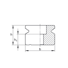 INA導軌 TKDM5-W, 兩排微型直線循環(huán)球軸承及導軌組件，耐腐蝕設計