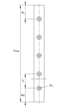 INA導軌 TKDM5-W, 兩排微型直線循環(huán)球軸承及導軌組件，耐腐蝕設計