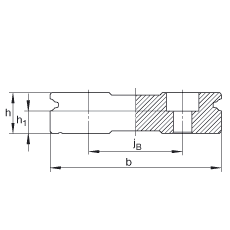 INA導軌 TKDM15-W, 兩排微型直線循環(huán)球軸承及導軌組件，耐腐蝕設計