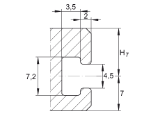 INA直線執(zhí)行器 MKUVE20-KGT05, 帶有四排球的滑塊