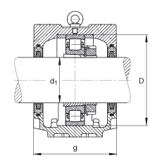 FAG直立式軸承座 SNV250-L + 20228-K-MB-C3 + H3028X500 + FSV528X500, 根據(jù) DIN 736/DIN737 標(biāo)準(zhǔn)的主要尺寸，剖分，帶錐孔和緊定套的調(diào)心滾子軸承，毛氈密封，脂和油潤滑