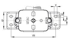 FAG直立式軸承座 S3092-H-N-FZ-AF-L + 23092B-K-MB, 剖分，用于帶錐孔和緊定套的調(diào)心滾子軸承，毛氈密封，脂潤(rùn)滑